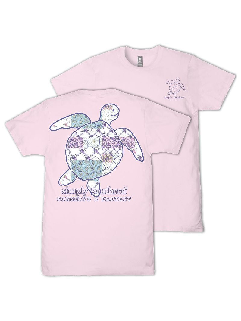 Patch Peony Turtle Tracker Tee