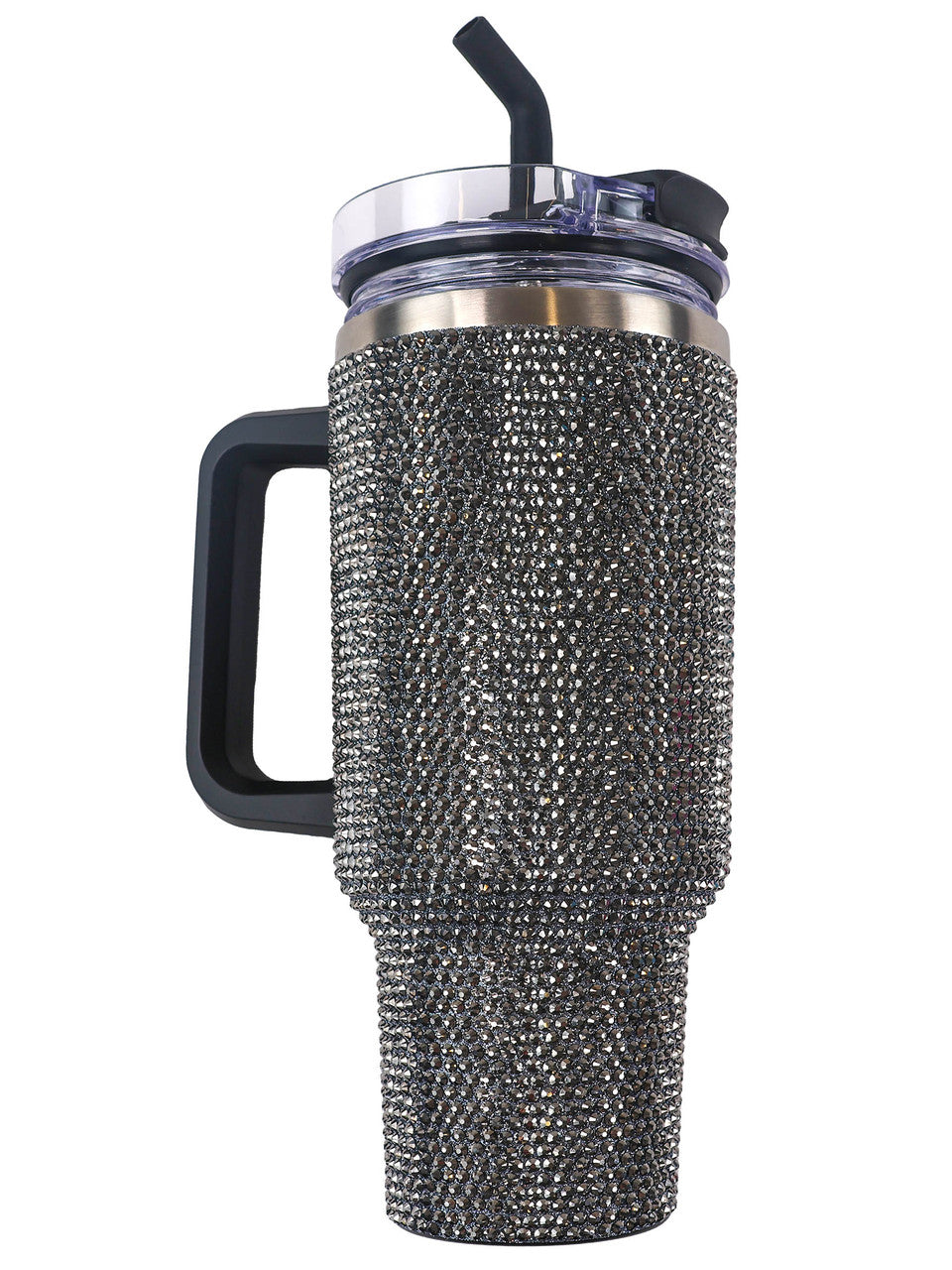 Black Sequin Tumbler (40oz)