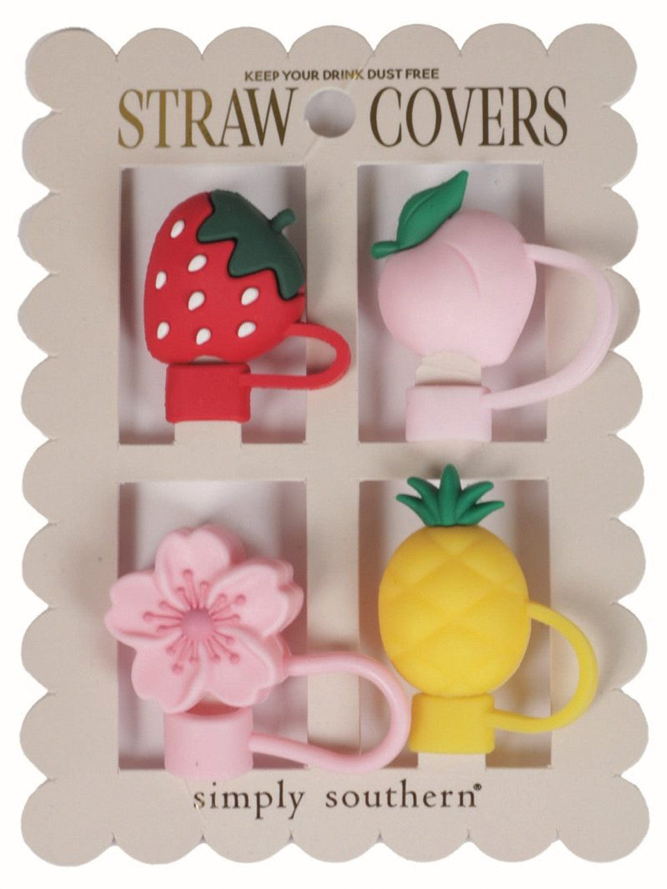Simply Southern Straw Covers - Berry