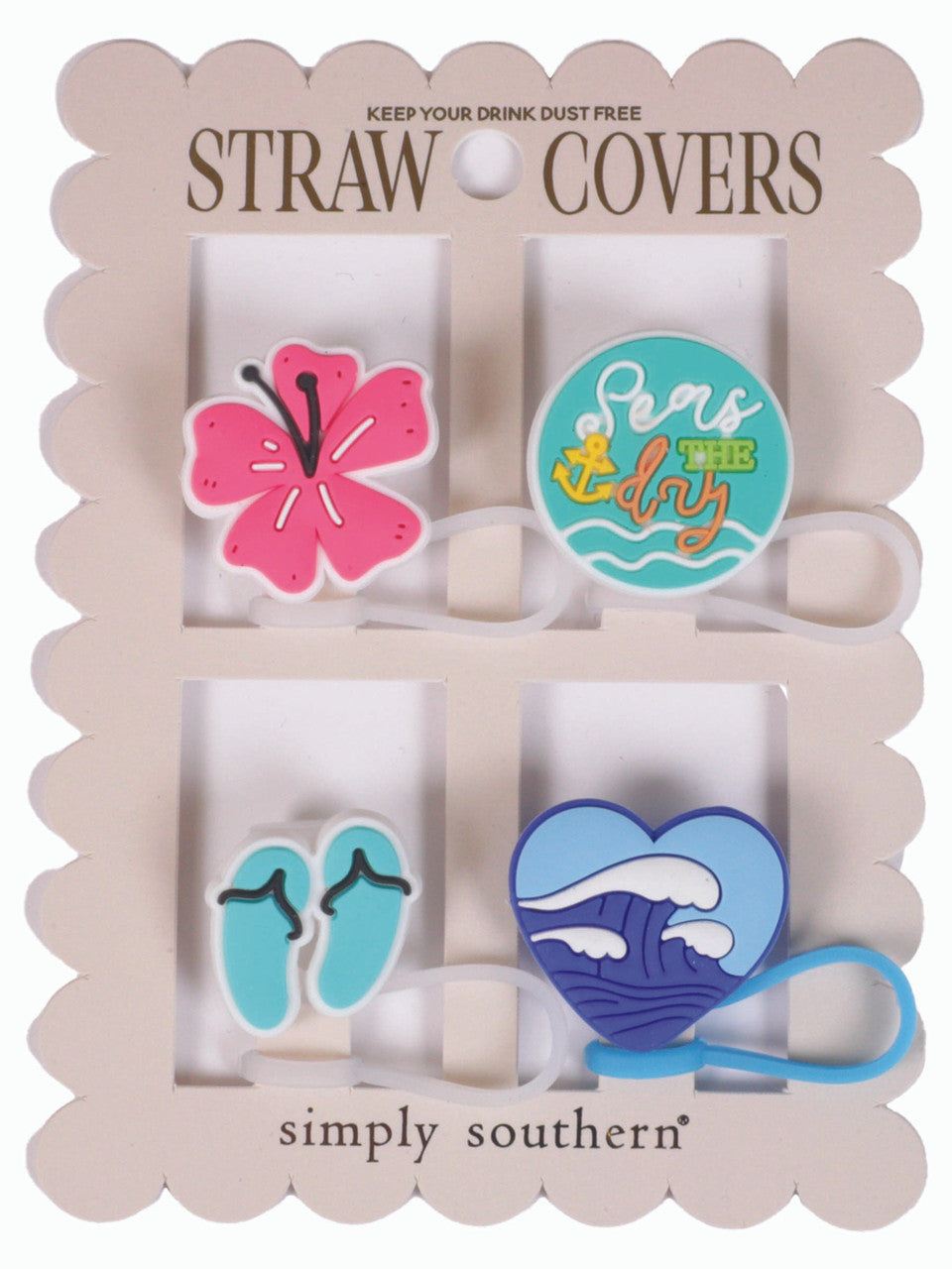 Simply Southern Straw Covers - Seas the Day