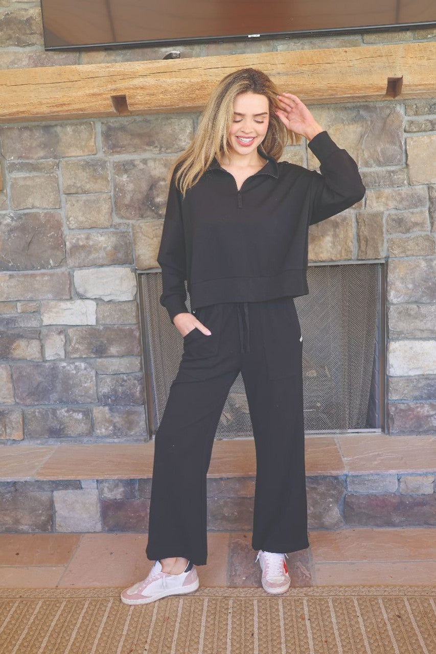 Flare Pants in Black