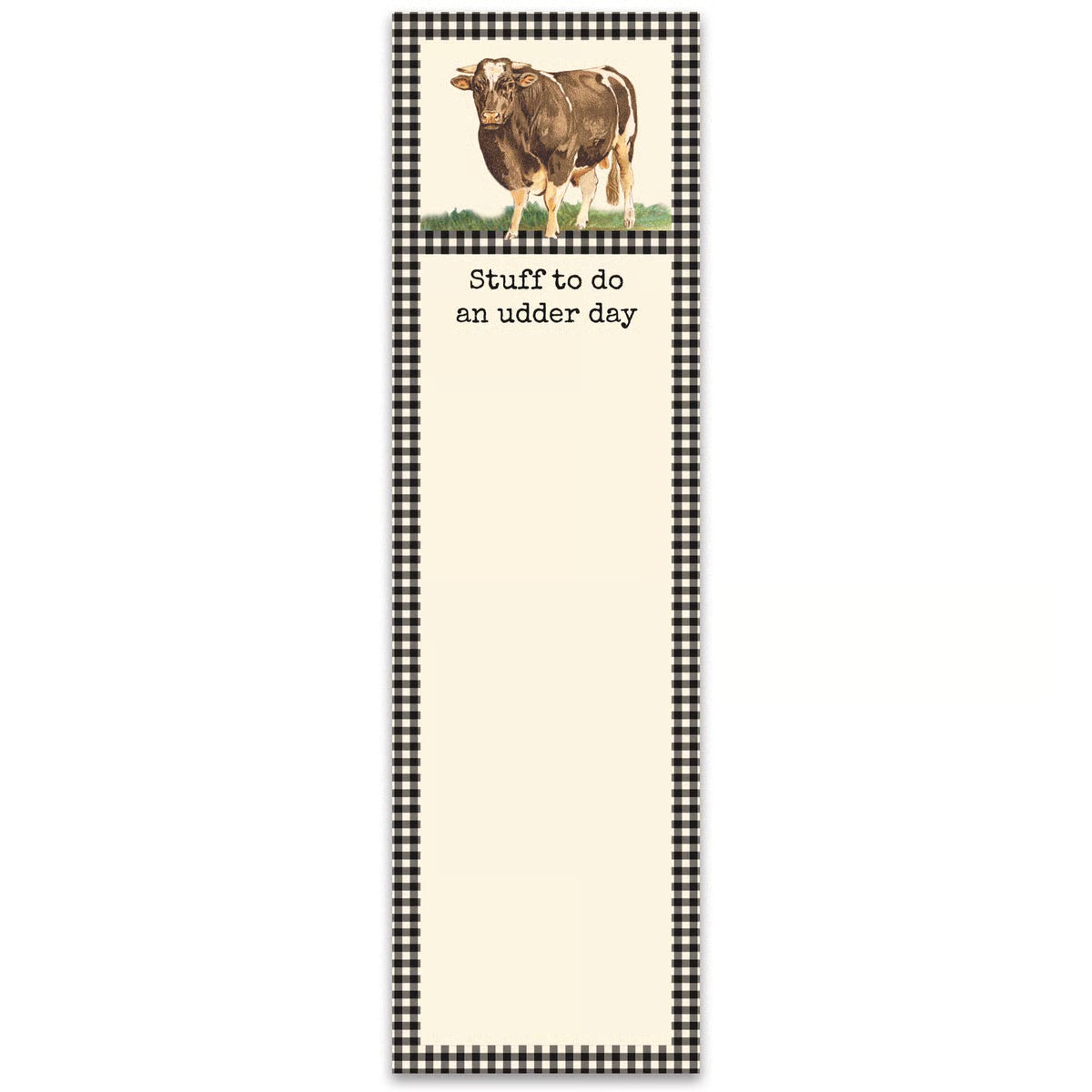 Stuff To Do An Udder Day List Pad