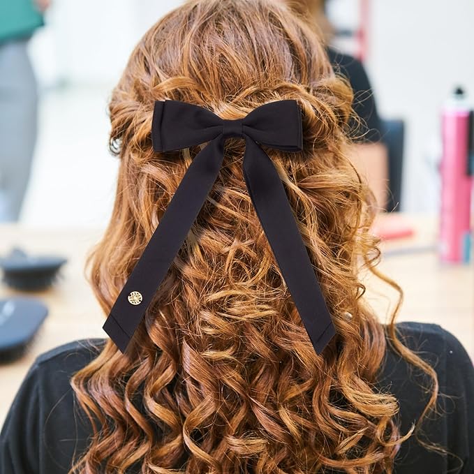 Black Bow Hair Clip
