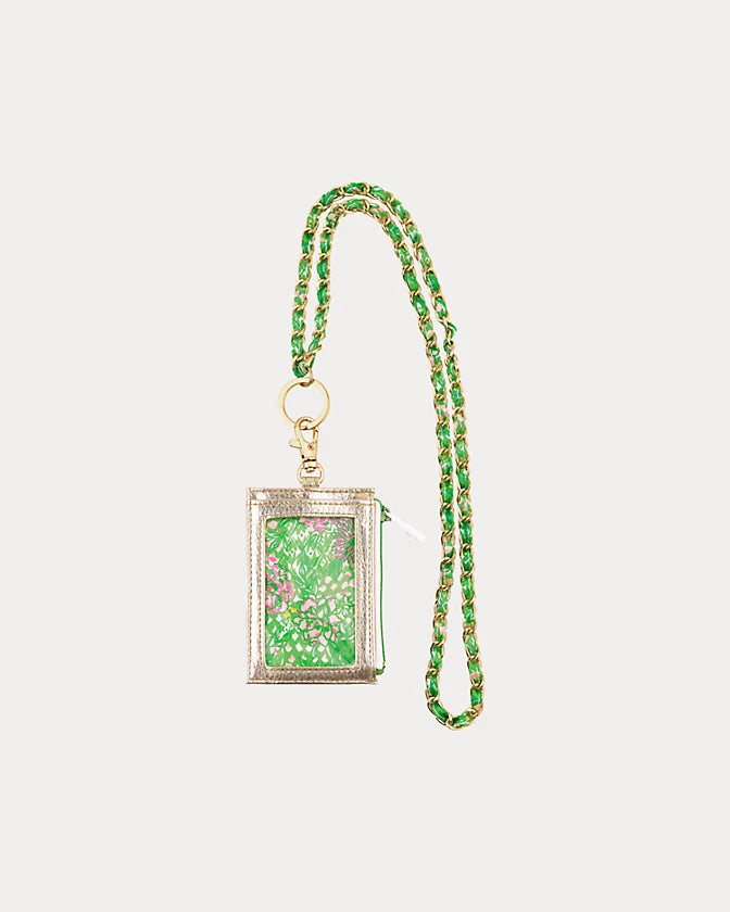 Zip ID Lanyard - Lime Feeling Good