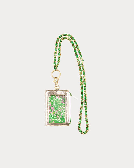 Zip ID Lanyard -  Lime Feeling Good