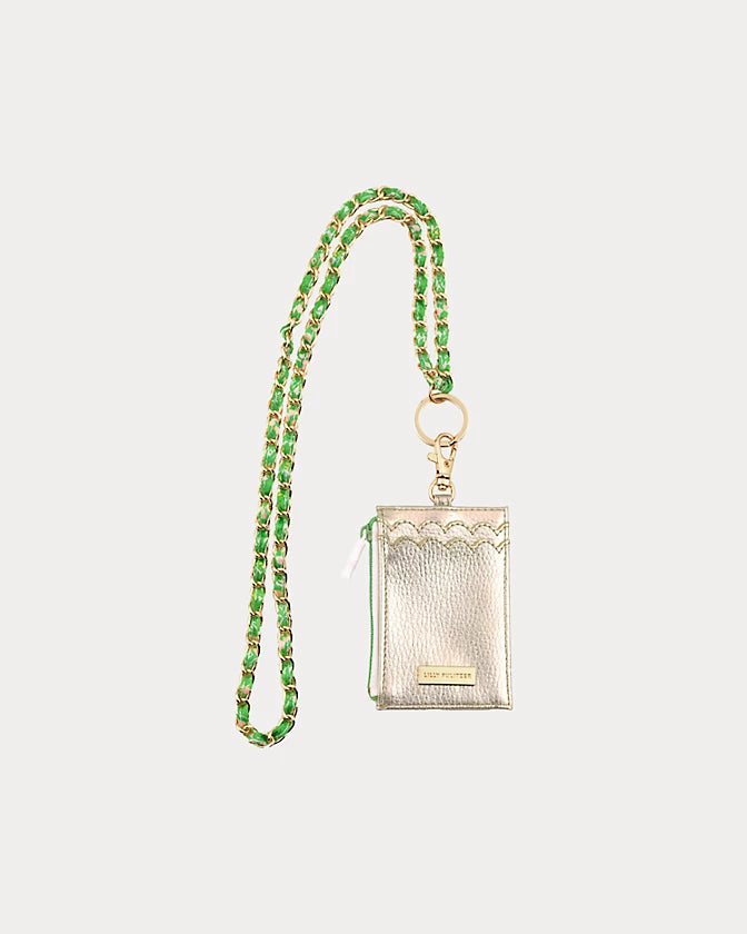 Zip ID Lanyard - Lime Feeling Good
