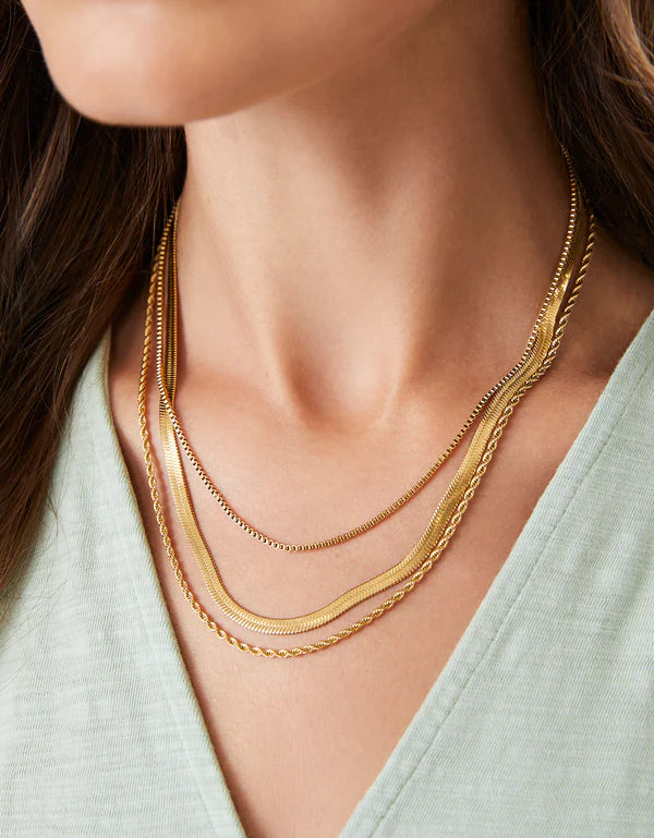 Folly Field Layered Necklace, 18"