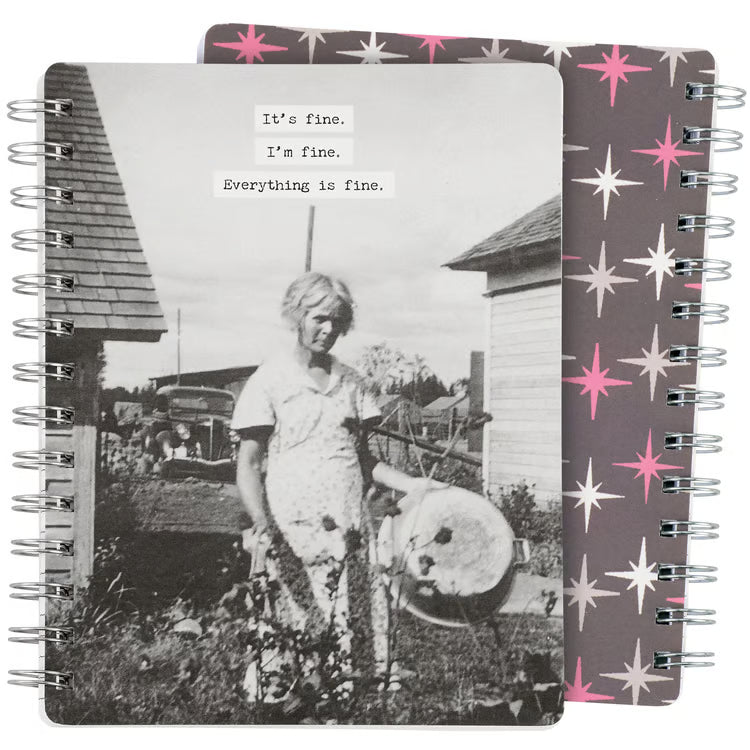 It's Fine I'm Fine Spiral Notebook