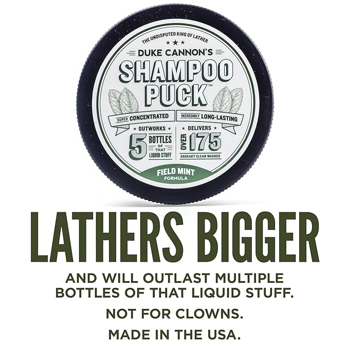 Men's Shampoo Puck - Field Mint