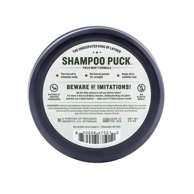 Men's Shampoo Puck - Field Mint