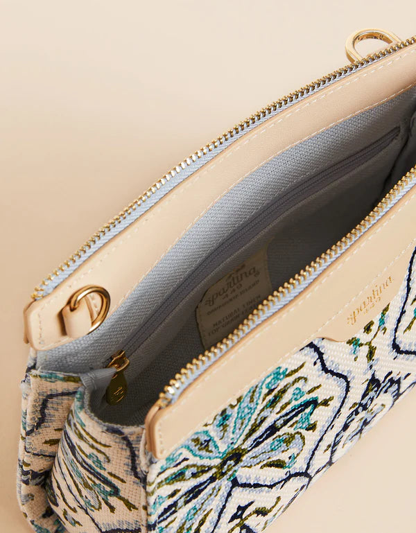 Annie Crossbody Wristlet Hamilton Rug Print