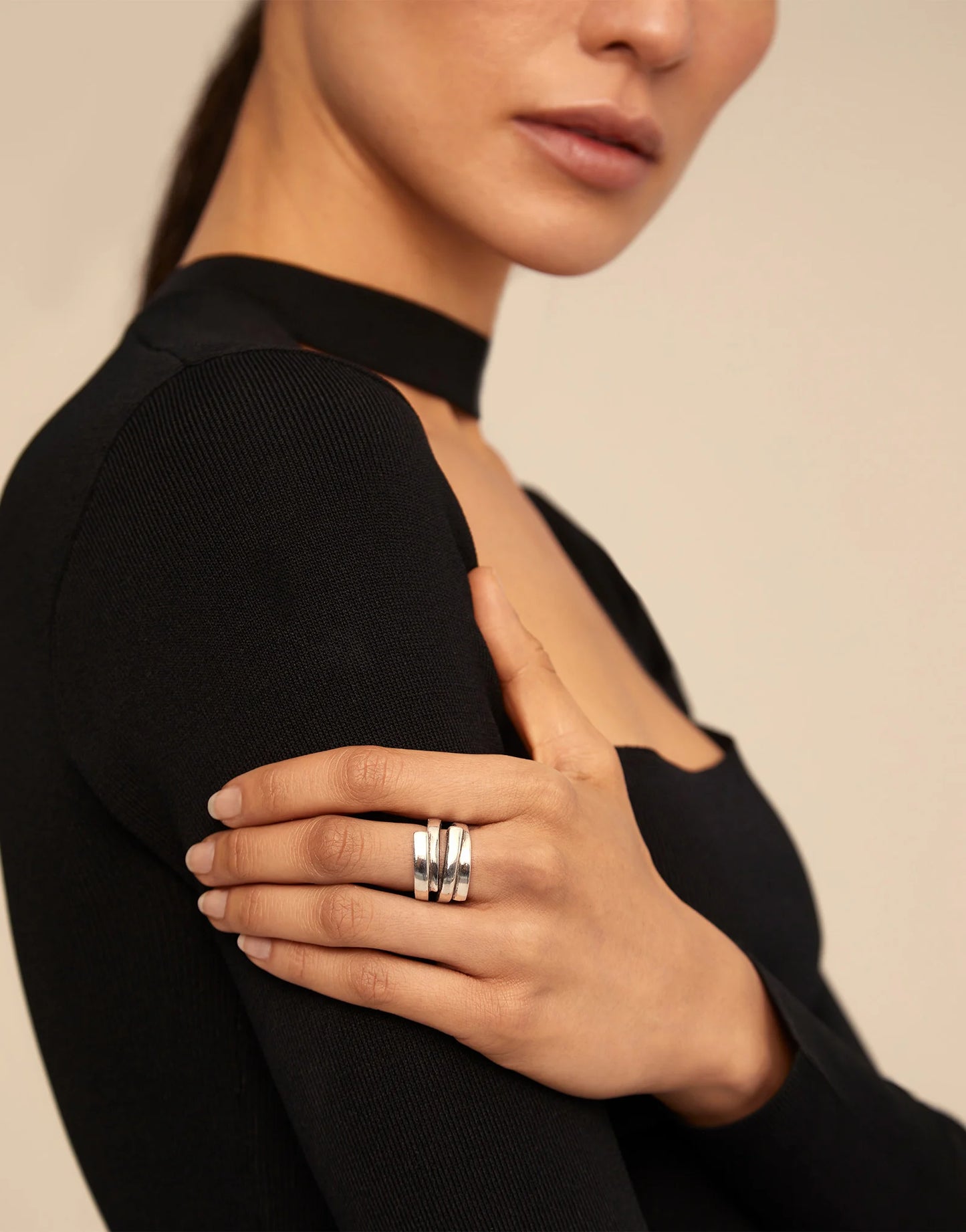 Multiband ring - Silver