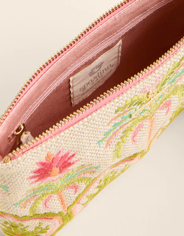 Carina Wristlet Castillo Floral Palms
