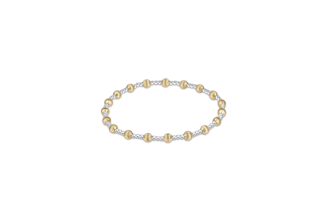 Dignity Sincerity Mixed Metal 4mm Bracelet