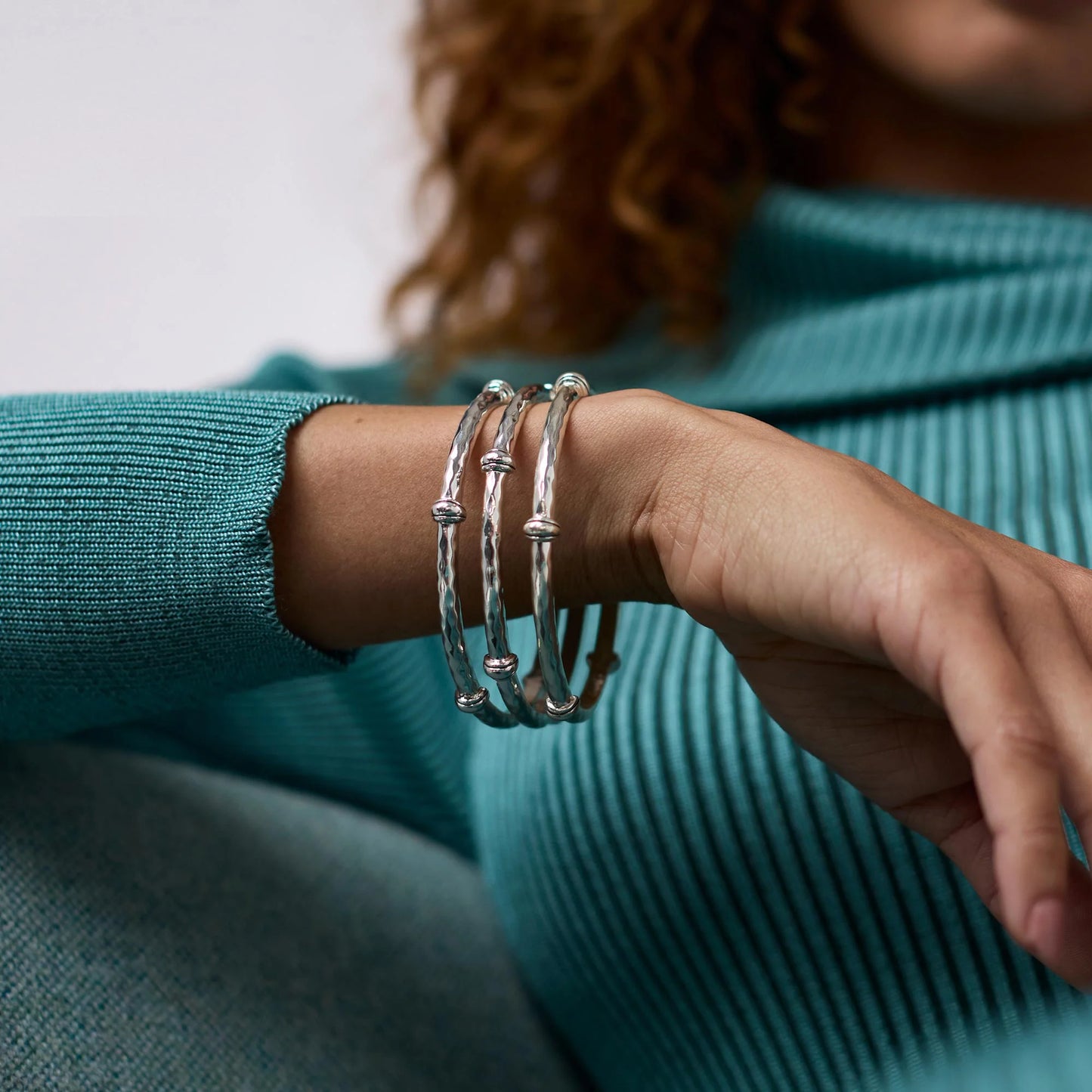 Savannah Bangle - Silver