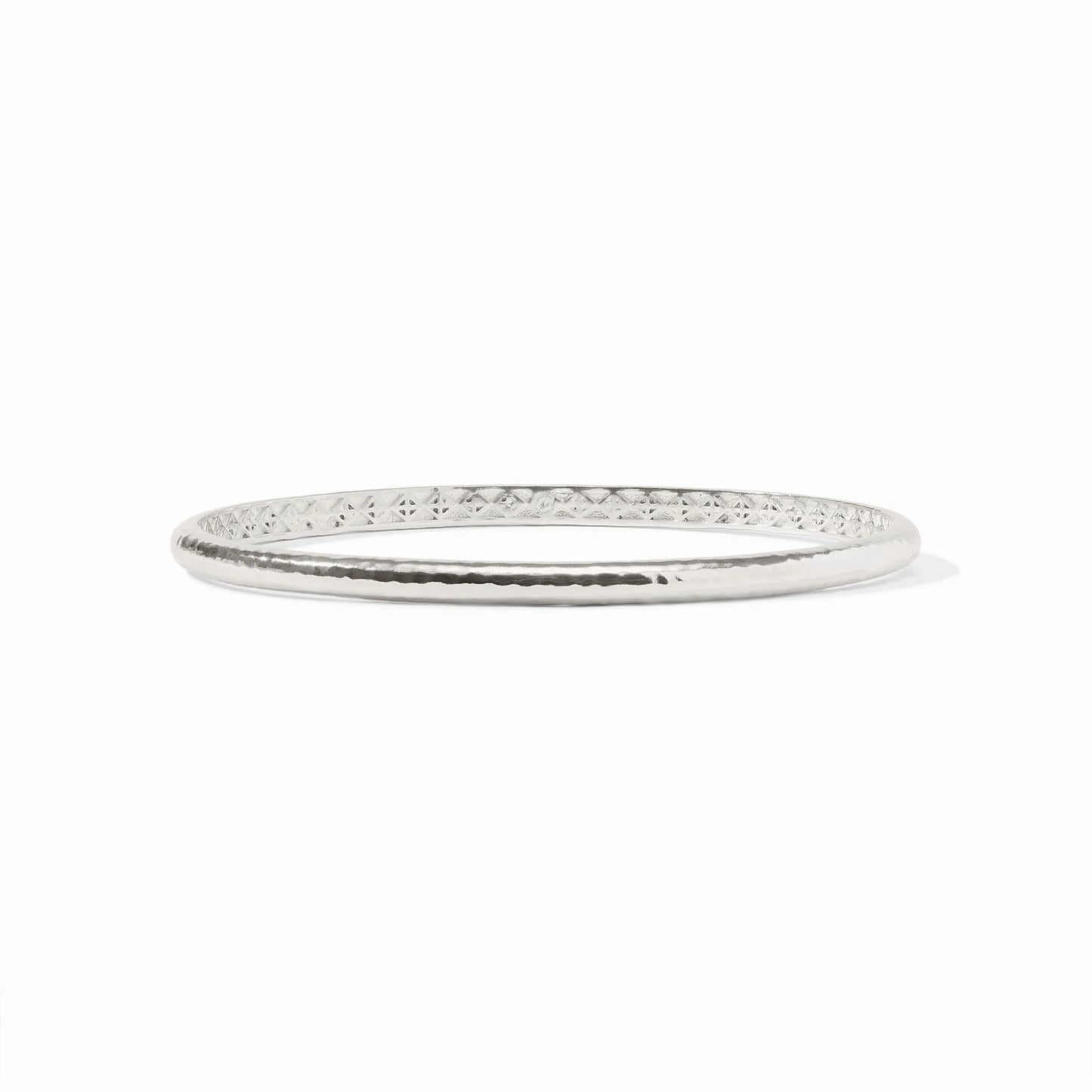 Havana Demi Bangle - Silver