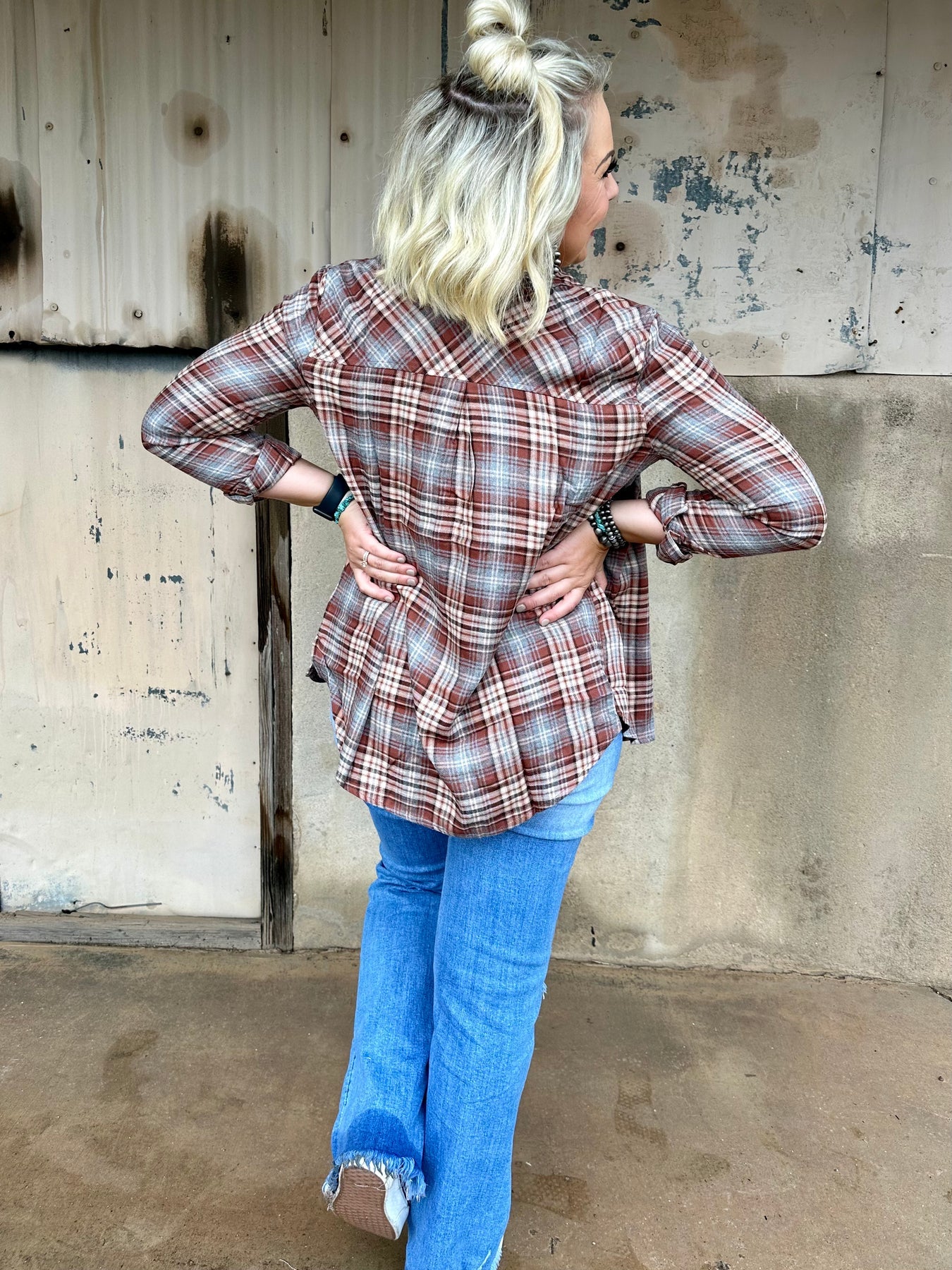 Blake Flannel Top