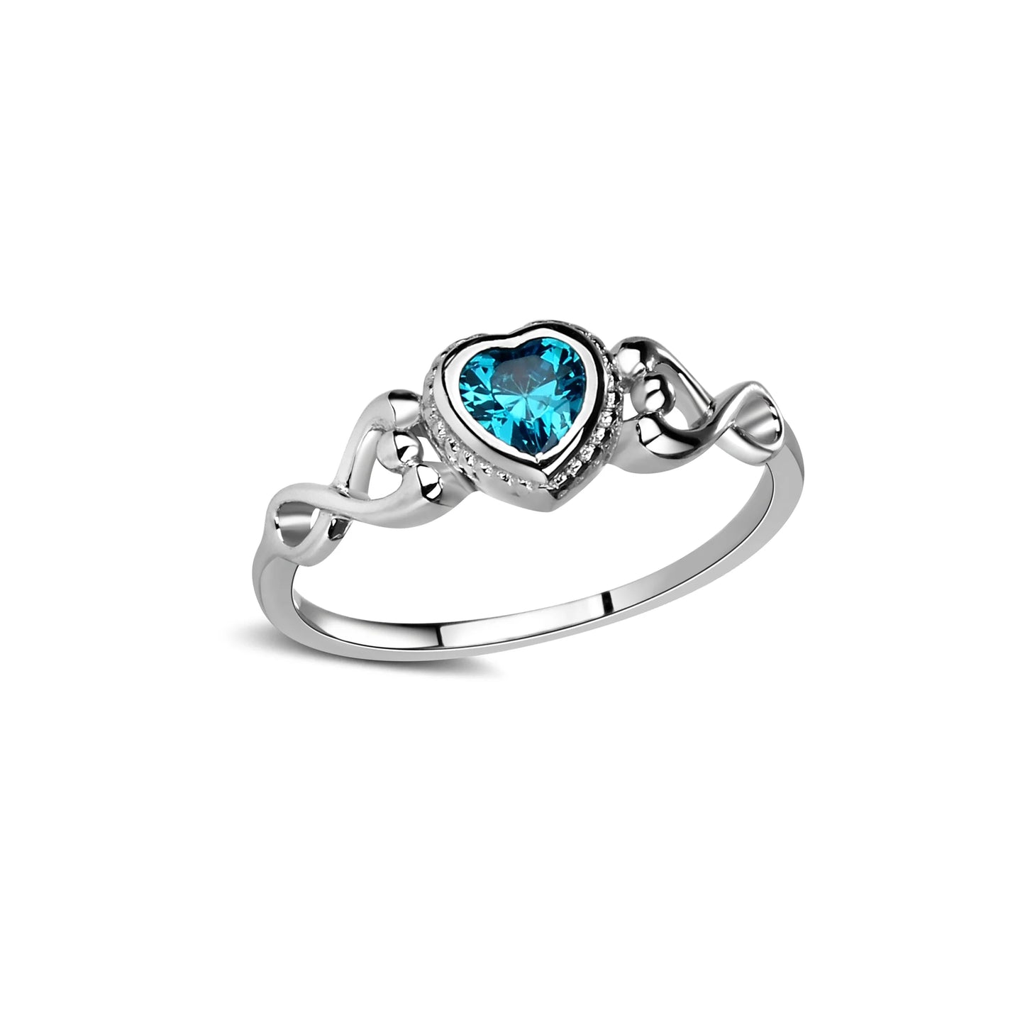 Children's Sterling Silver Birthstone Rings