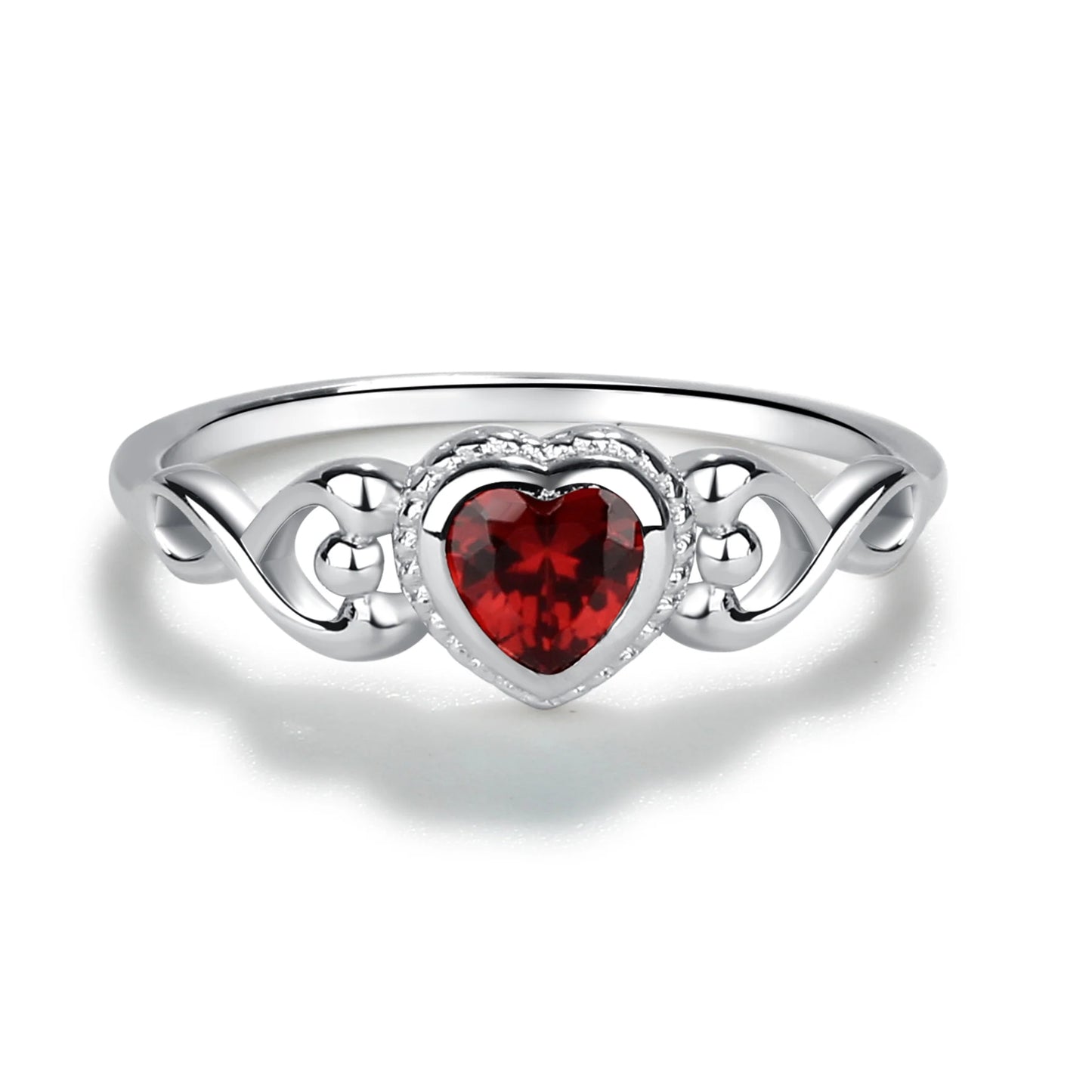Children's Sterling Silver Birthstone Rings