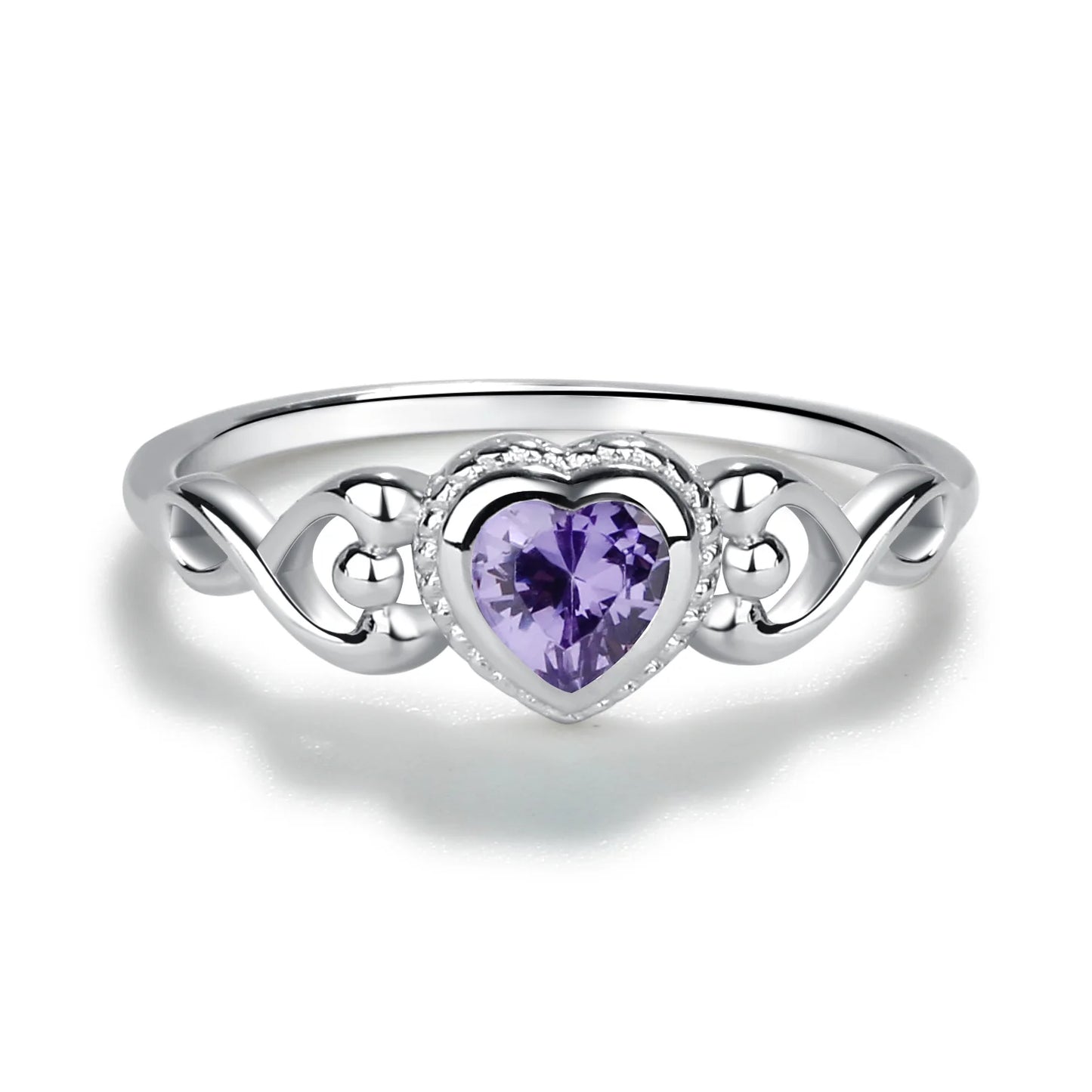 Children's Sterling Silver Birthstone Rings