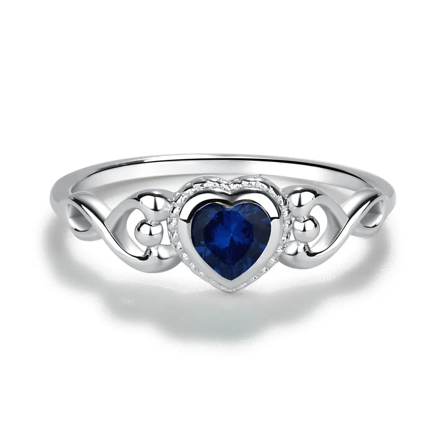 Children's Sterling Silver Birthstone Rings