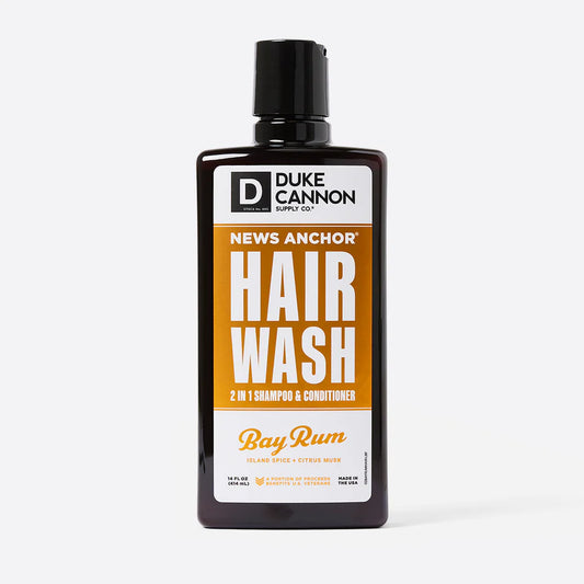 2-in-1 Hair Wash - Bay Rum (10oz)