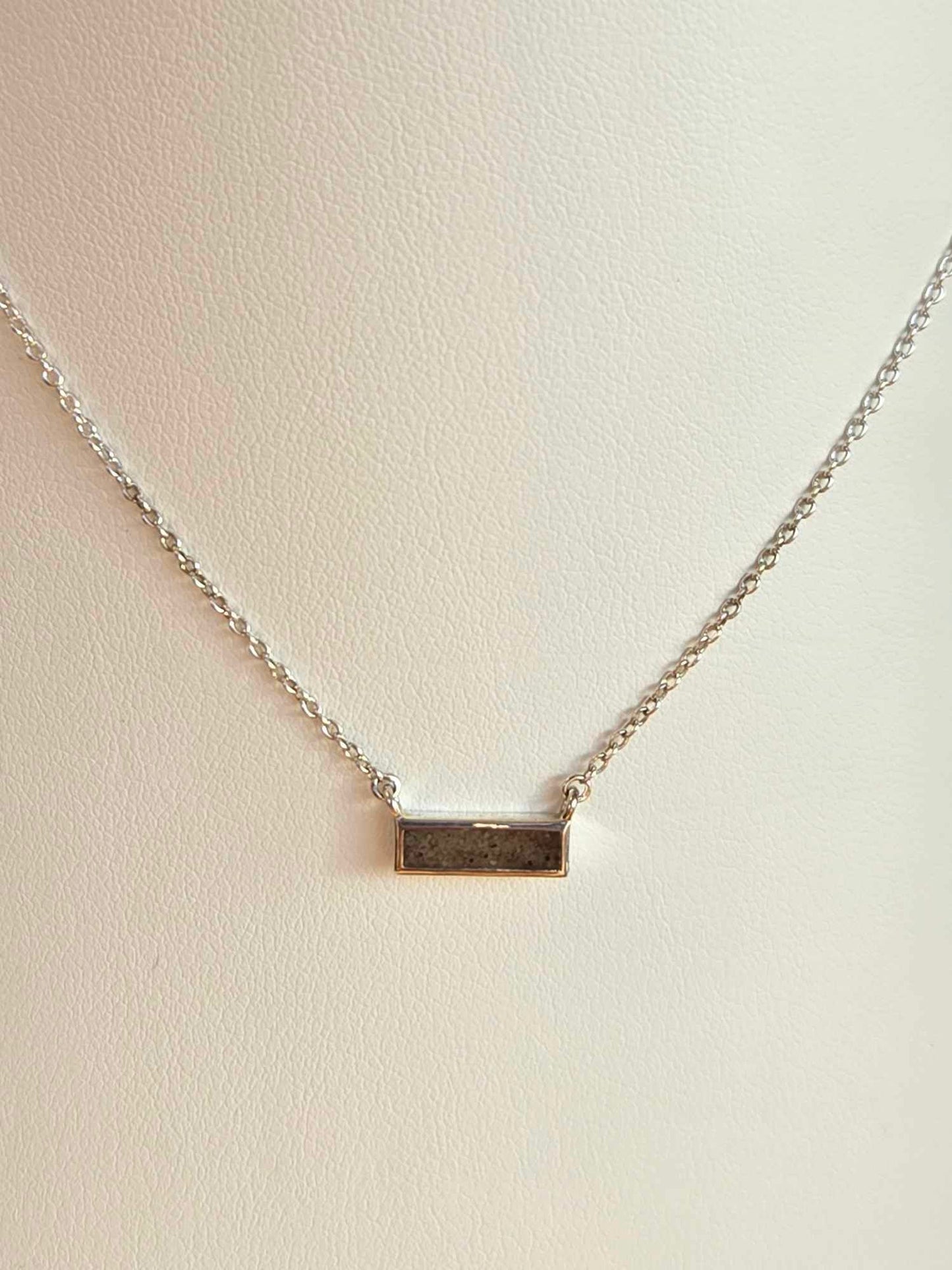 Delicate Dune Bar Necklace