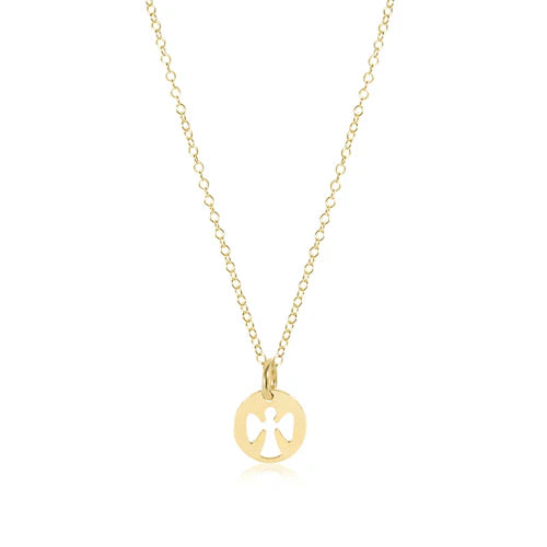 egirl 14" Necklace Gold - Guardian Angel Small Gold