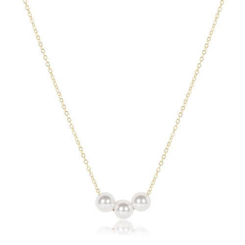 egirl 14" Necklace Gold- Joy Pearl