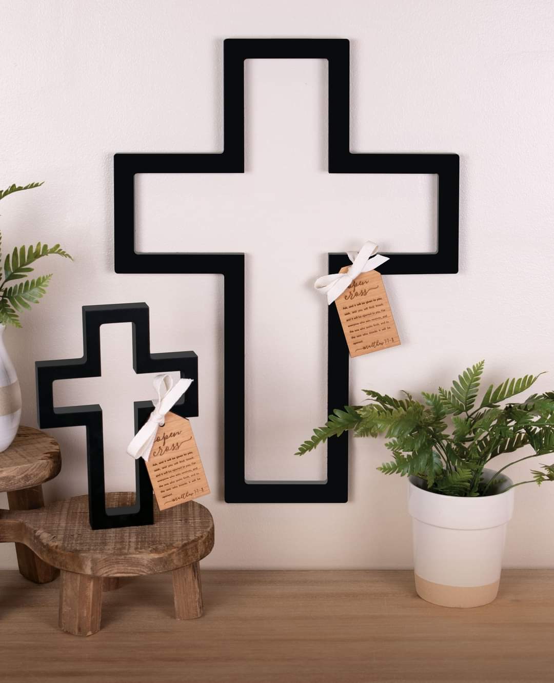 The Open Cross (5.75"W x 8"H)