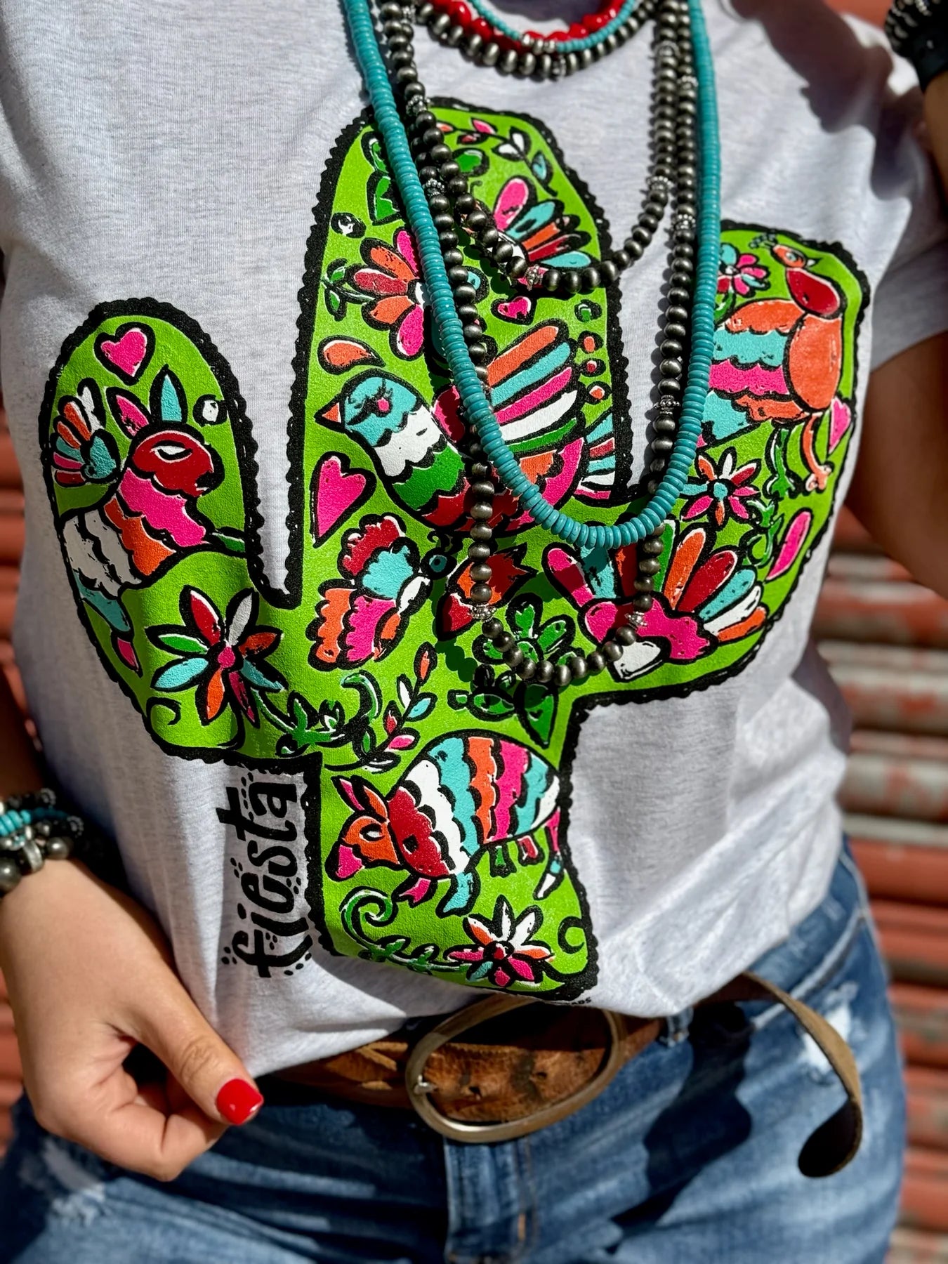Barbara's Fiesta Cactus Tee