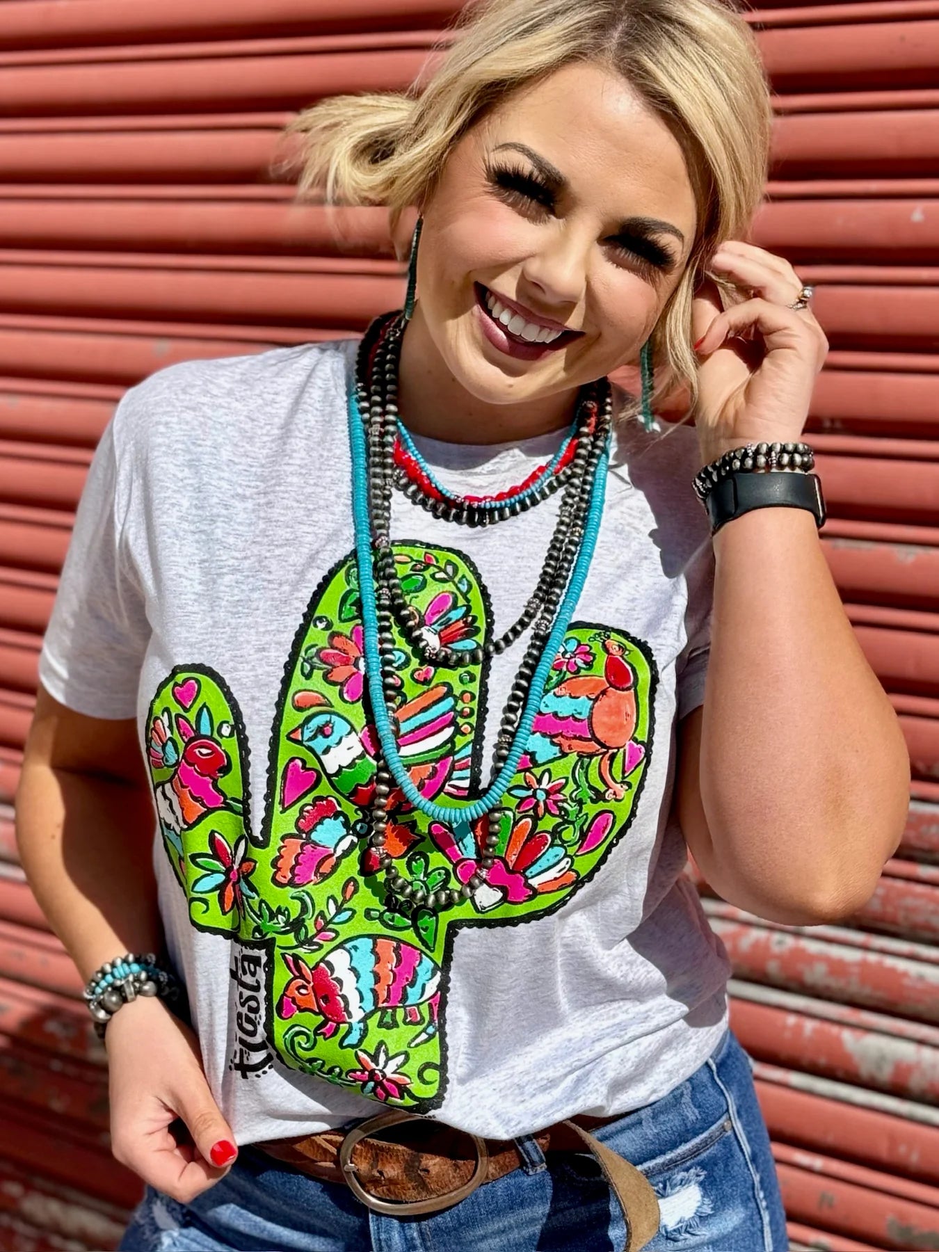 Barbara's Fiesta Cactus Tee