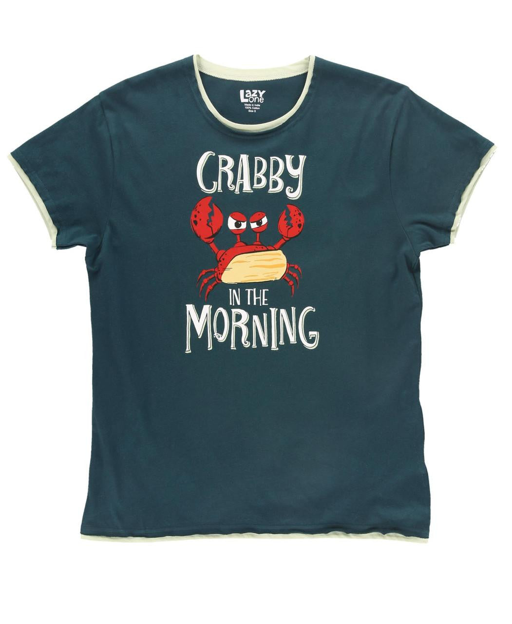 Crabby in the Morning Women's Pajama Tee