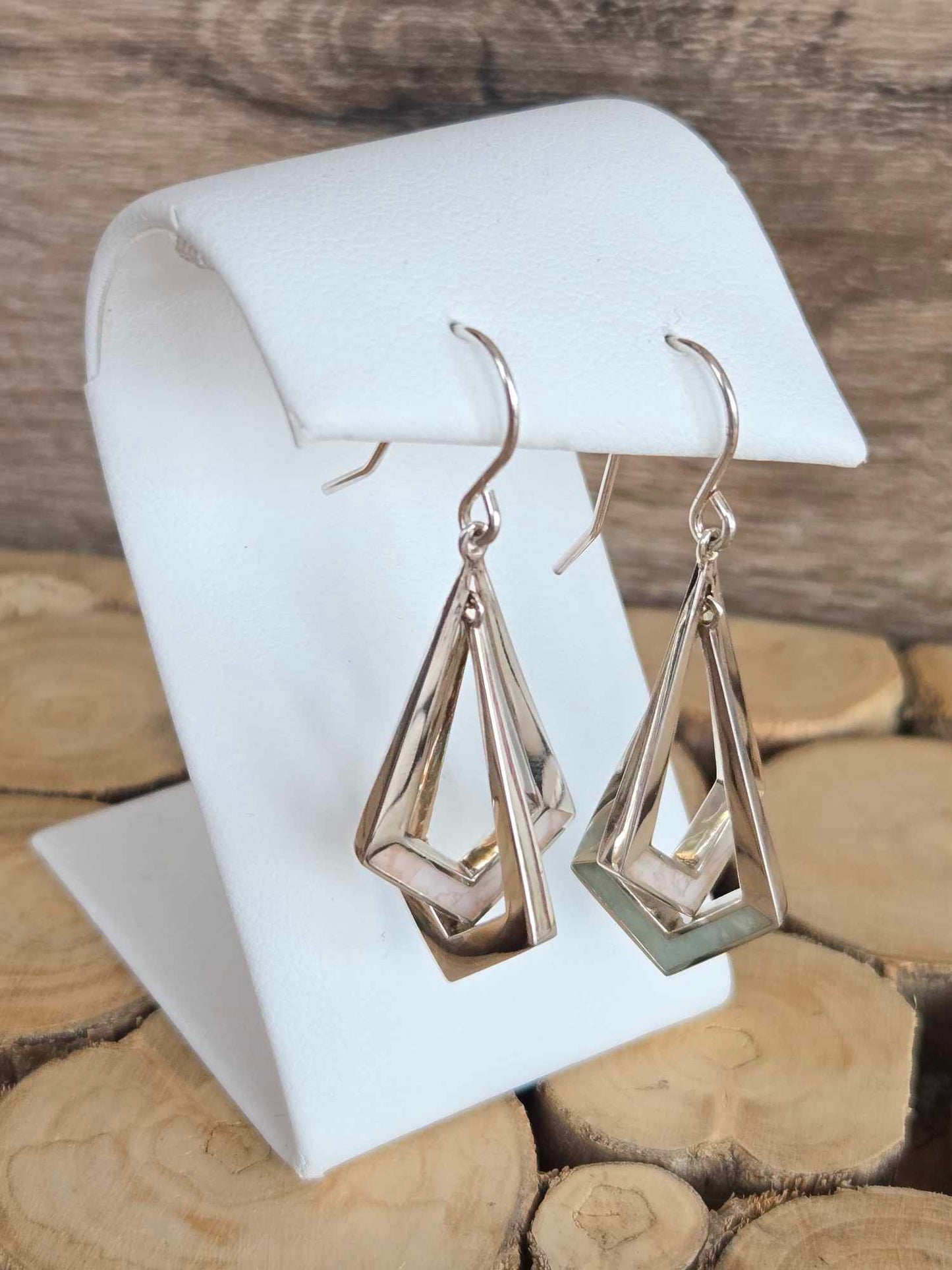 Insignia Double Drop Earrings by Nicole Michelle
