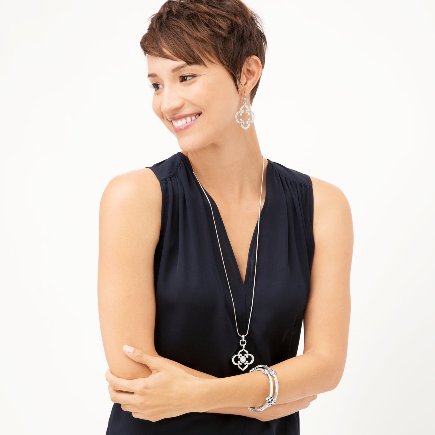 Toledo Statement French Wire Earrings