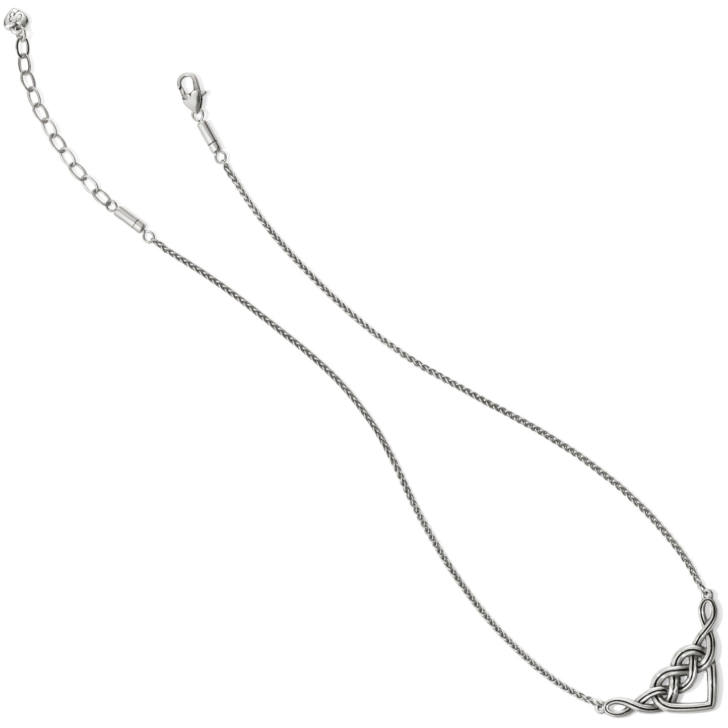 Interlok V Heart Necklace