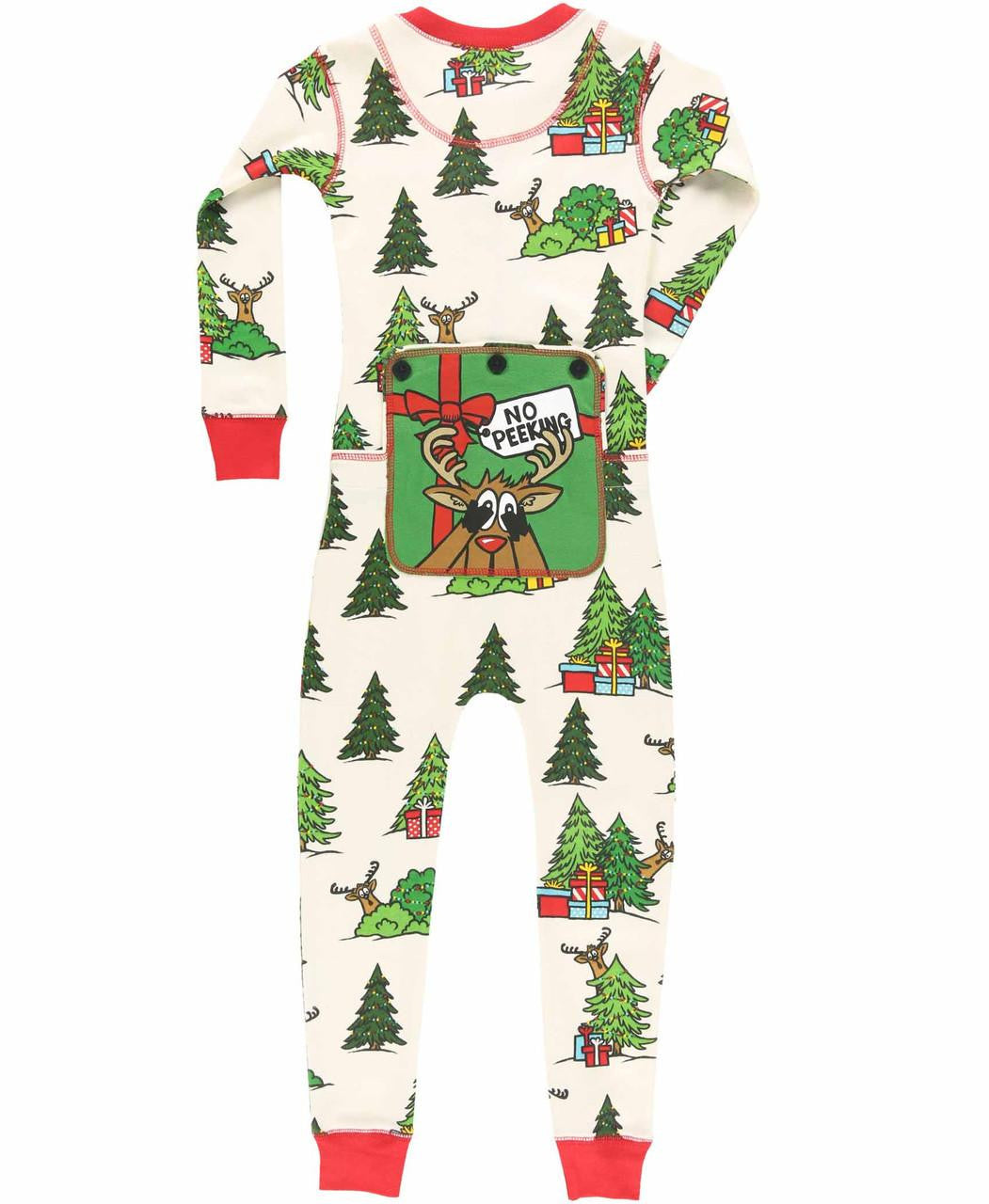 No Peeking! Reindeer Kid Onesie Flapjack