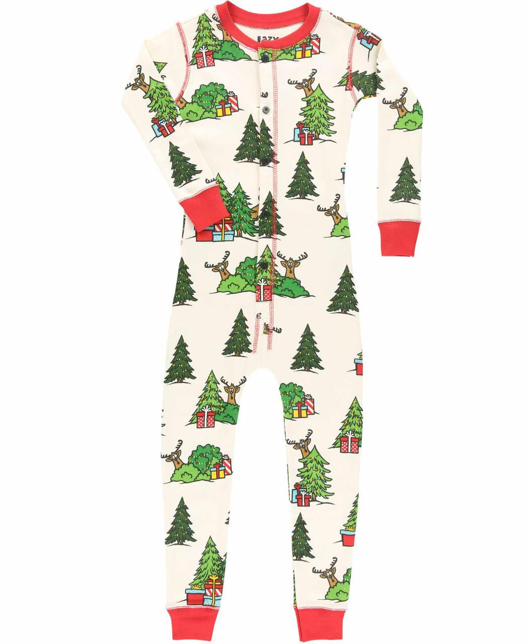 No Peeking! Reindeer Kid Onesie Flapjack