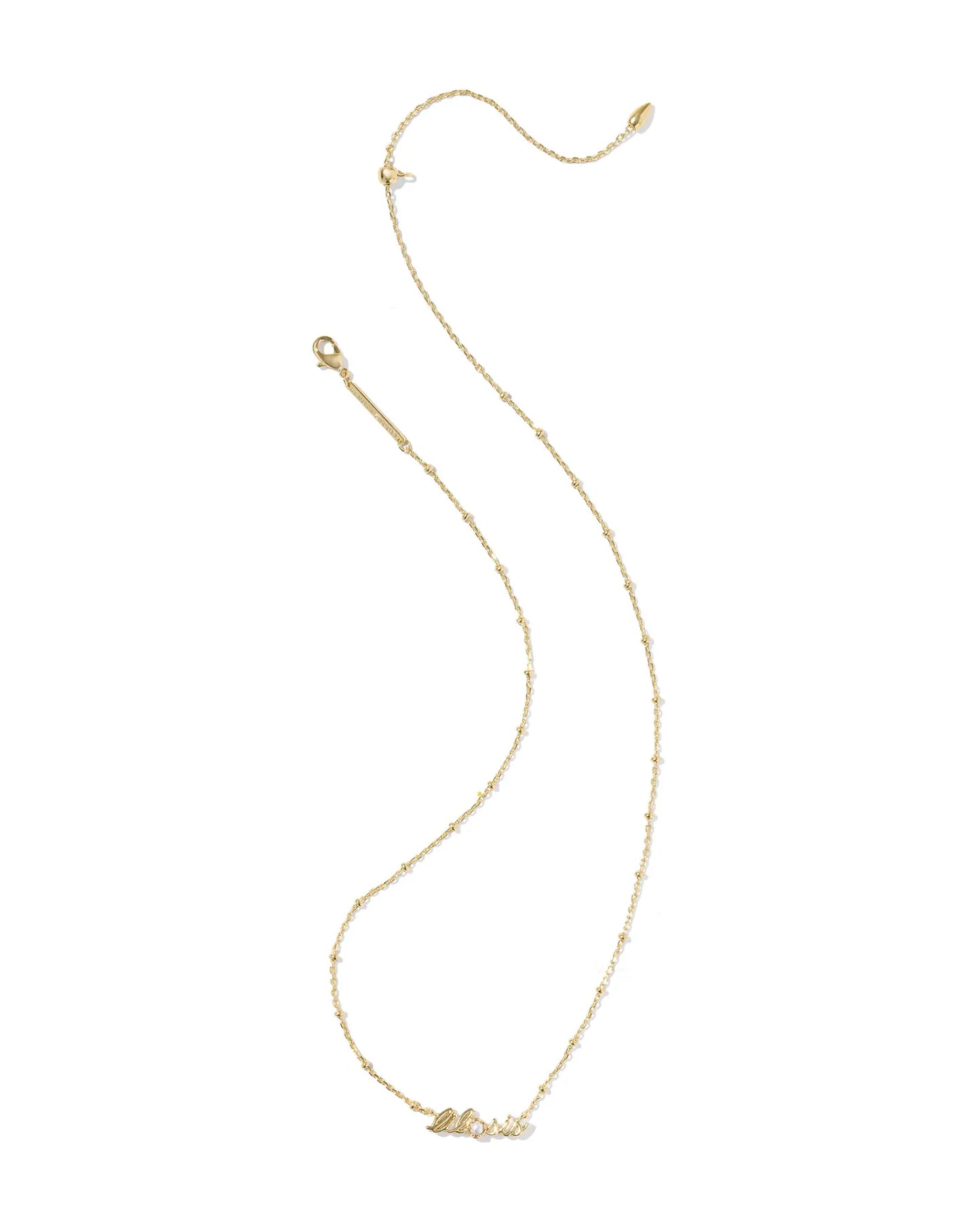 Lil Sis Gold Short Pendant Necklace