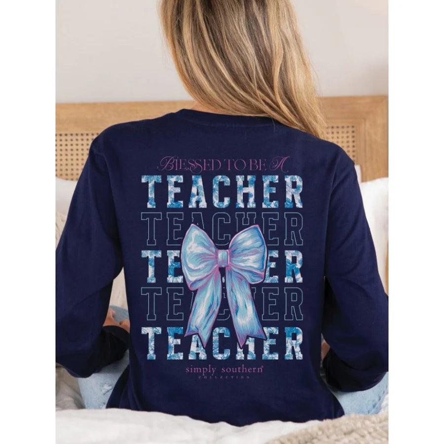 Blessed to be a Teacher long sleeve tee