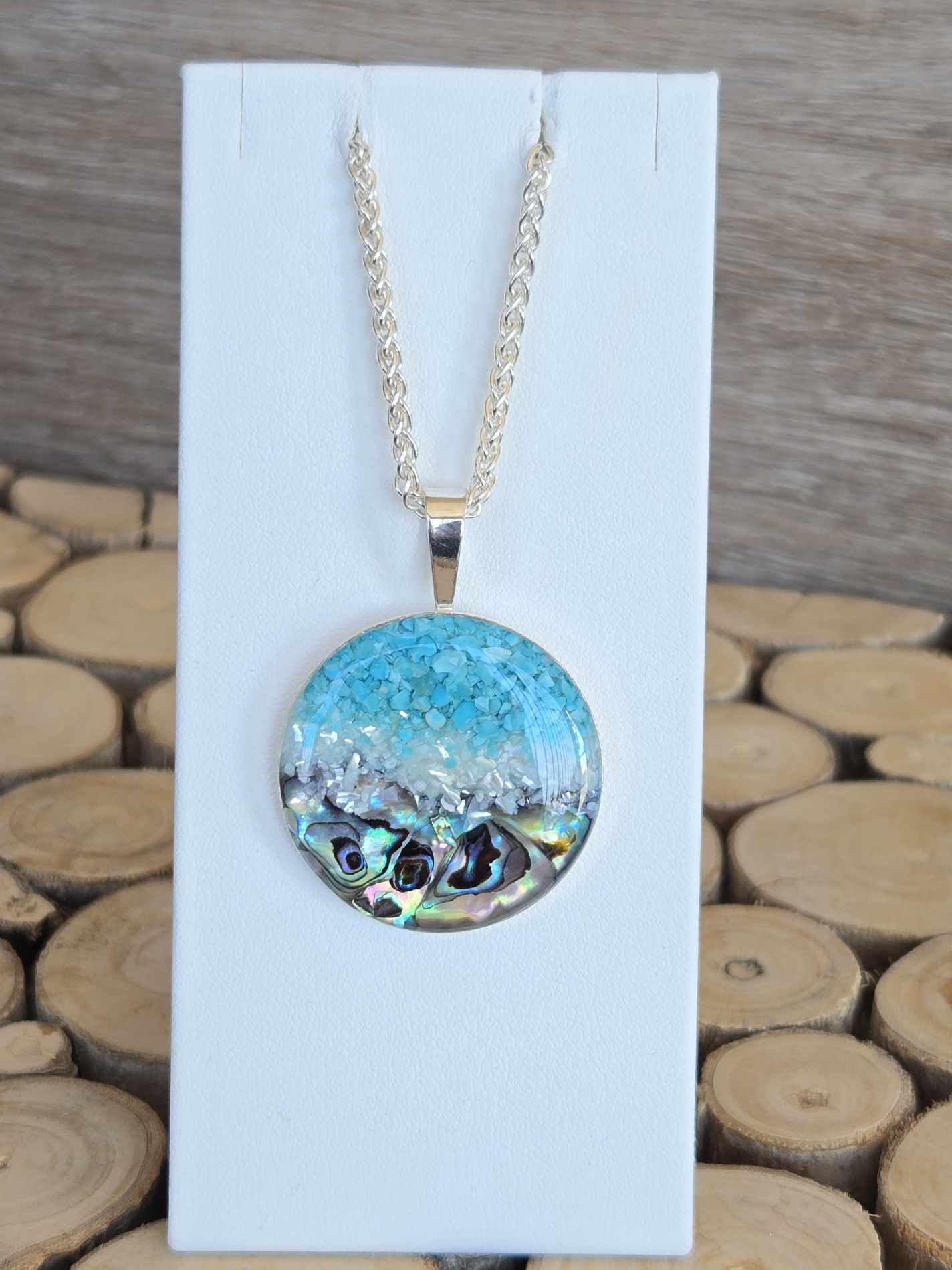 Marina Necklace - Ocean Gradient - Large