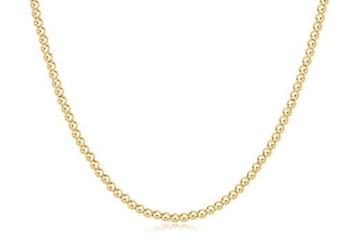 15" Choker Classic Gold 3mm Bead