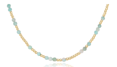 15" Choker Hope Unwritten Gemstone - Amazonite