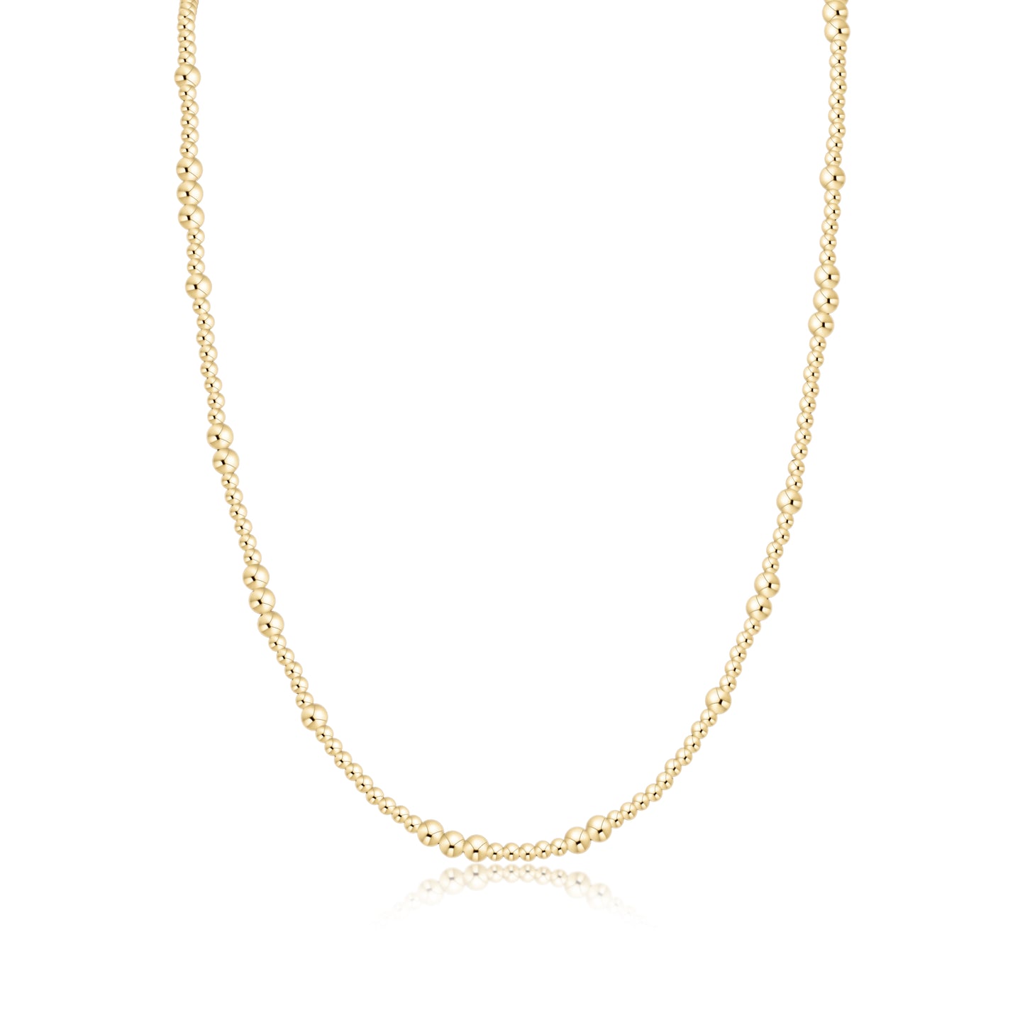 Choker Beaded - Hope Unwritten Gold 3mm