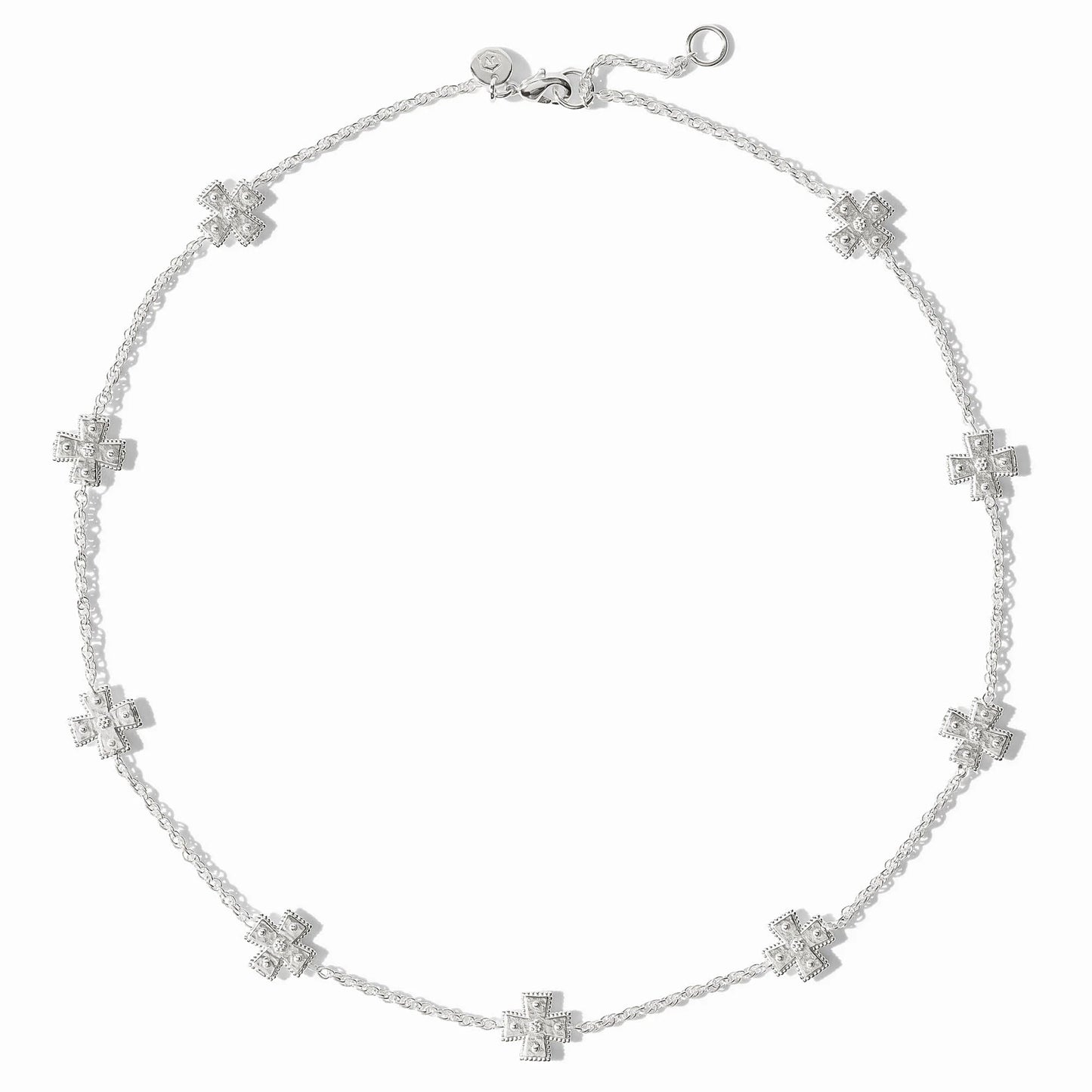 Canterbury Delicate Station Necklace - Silver