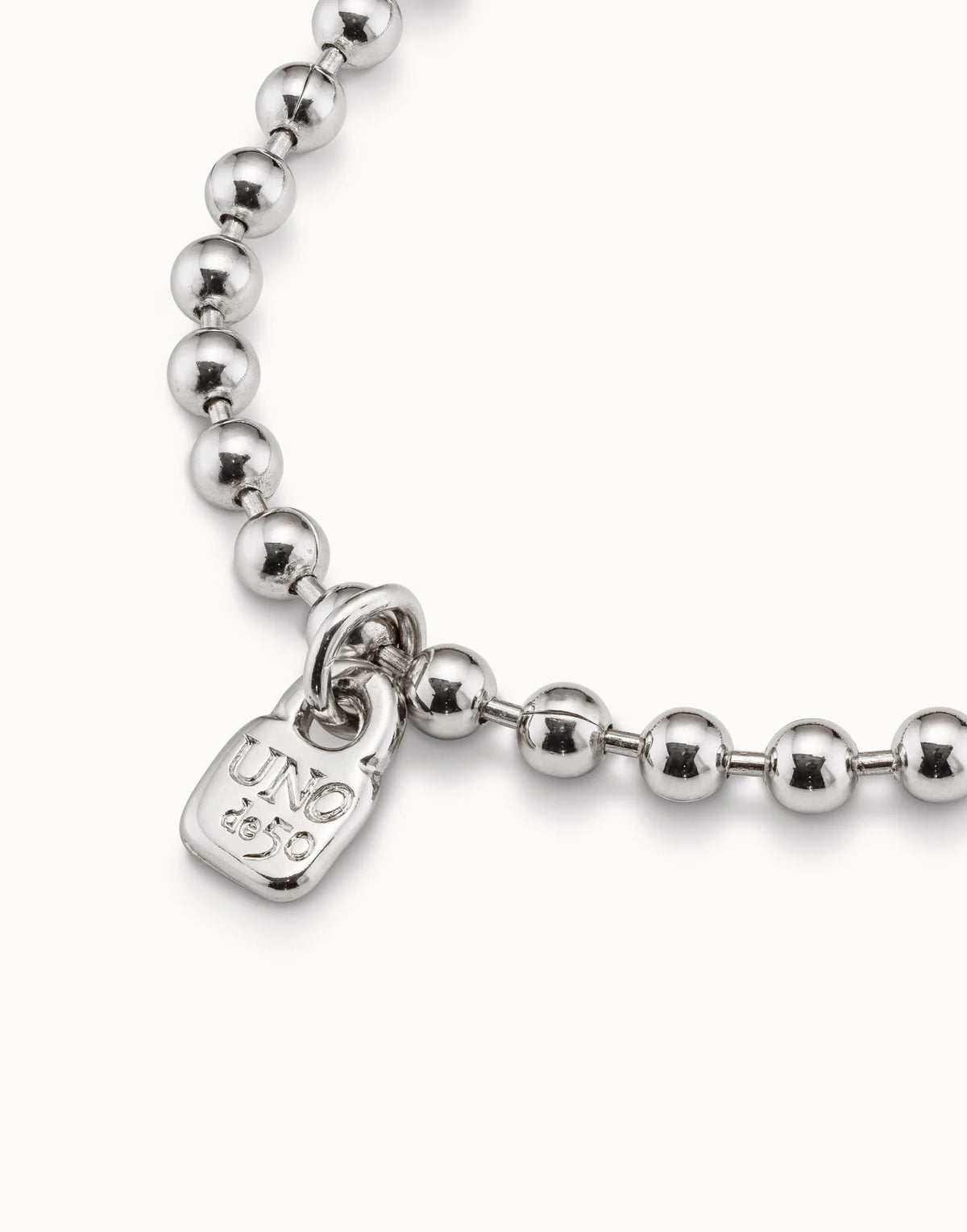 Emotions - Beaded charm bracelet - Silver