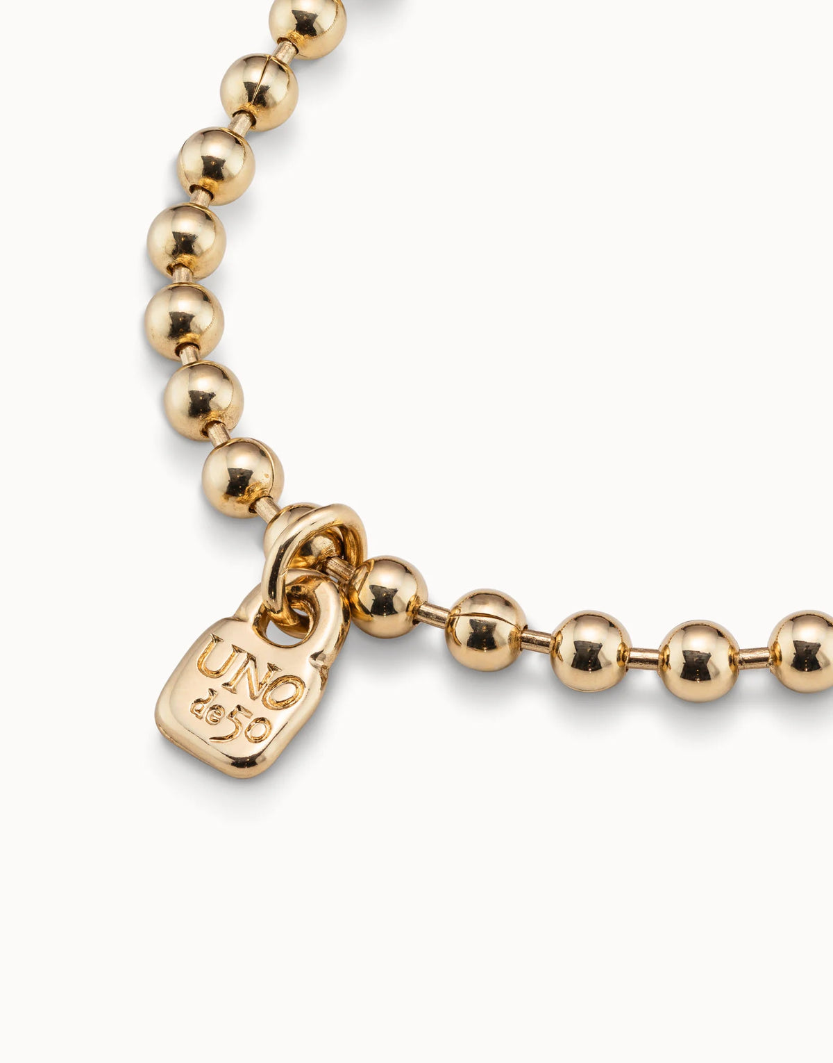 Emotions - Beaded charm bracelet - Gold