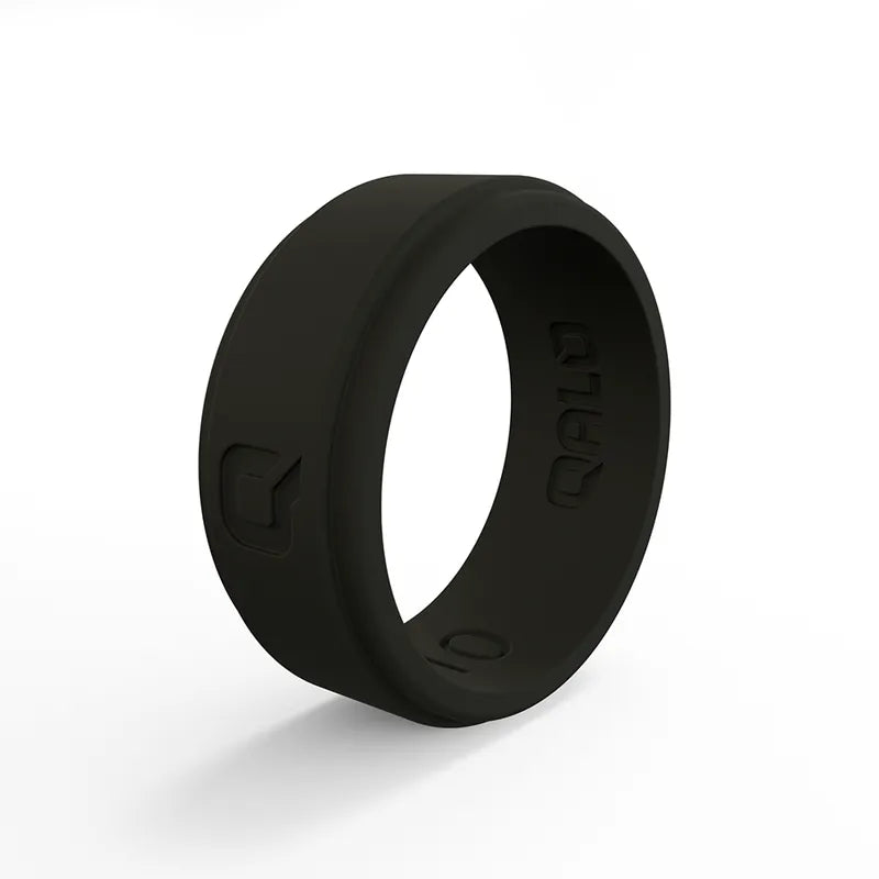 Qalo - Step Edge Black Ring