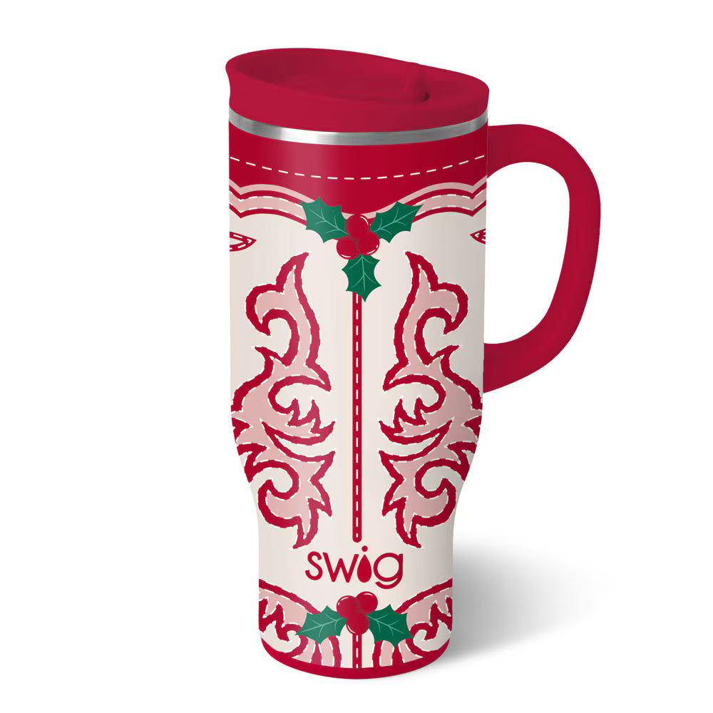 Howdy Holly Travel Mug 24oz