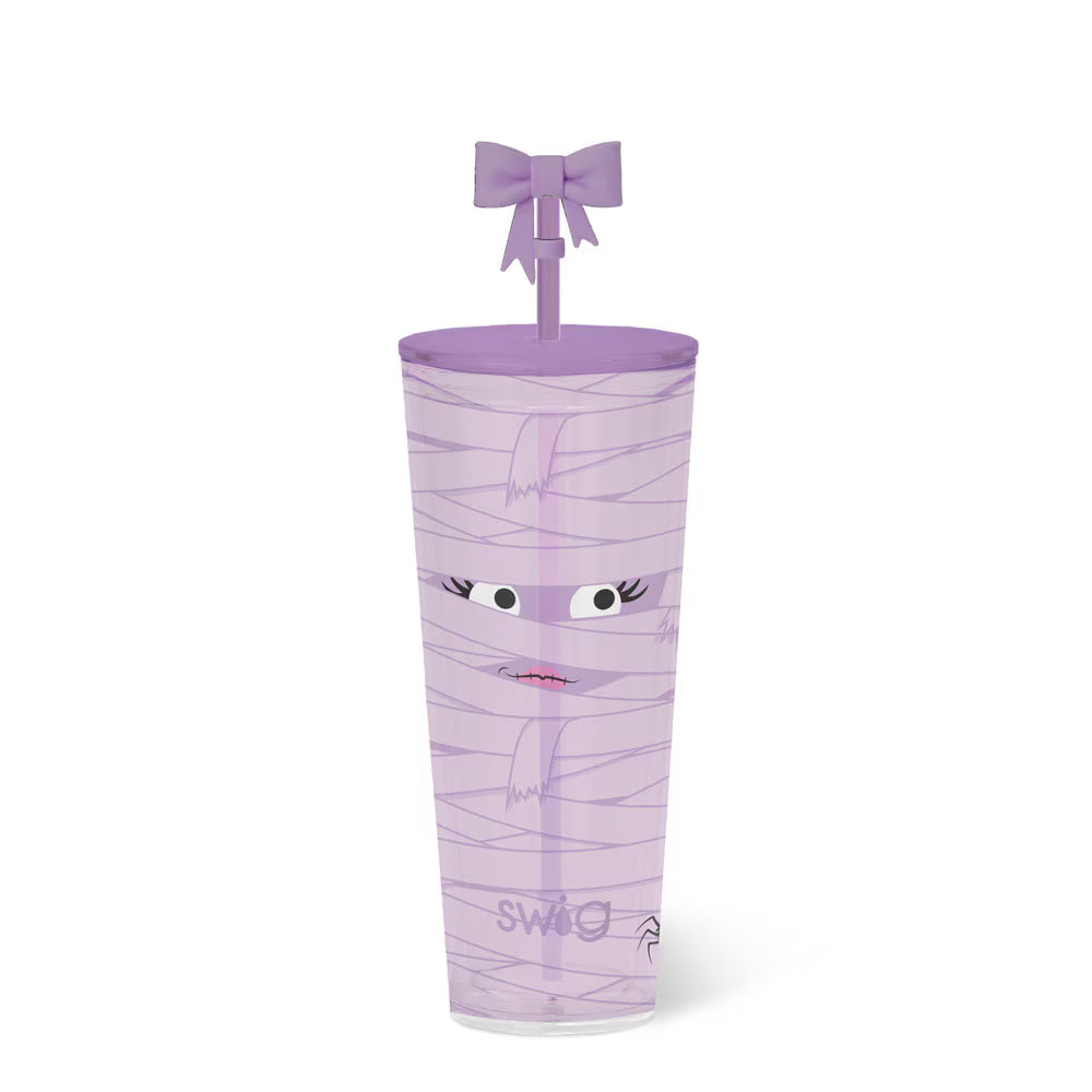 Boo Crew Mummy Plastic Tumbler 24oz
